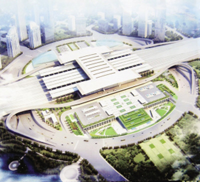 Tianjin-Qinhuangdao off-shore passenger transport hub supporting underground space projects